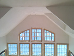 Custom plastering by Atlantic Drywall