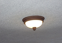 Textured ceiling